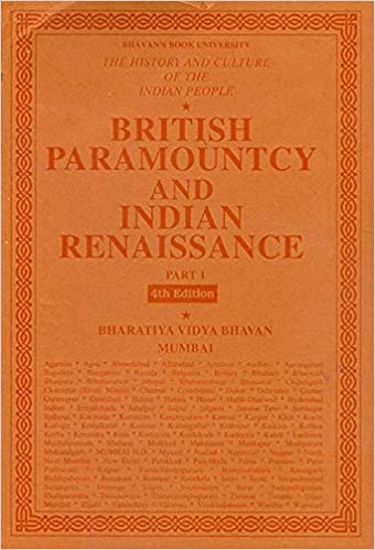 Cover of British Paramountcy and Indian Renaissance, Part I