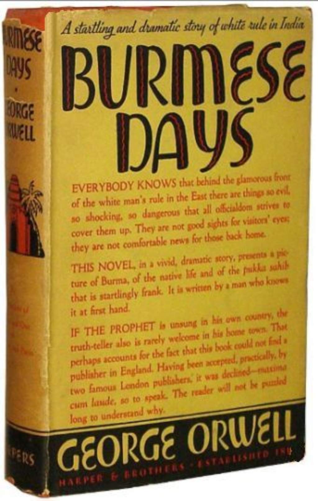Burmese Days by Blair Eric Arthur Goodreads