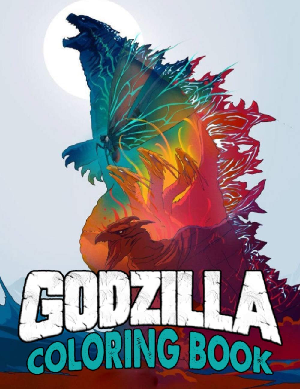 Godzilla Coloring Book: An Interesting Coloring Book With Plenty Of ...