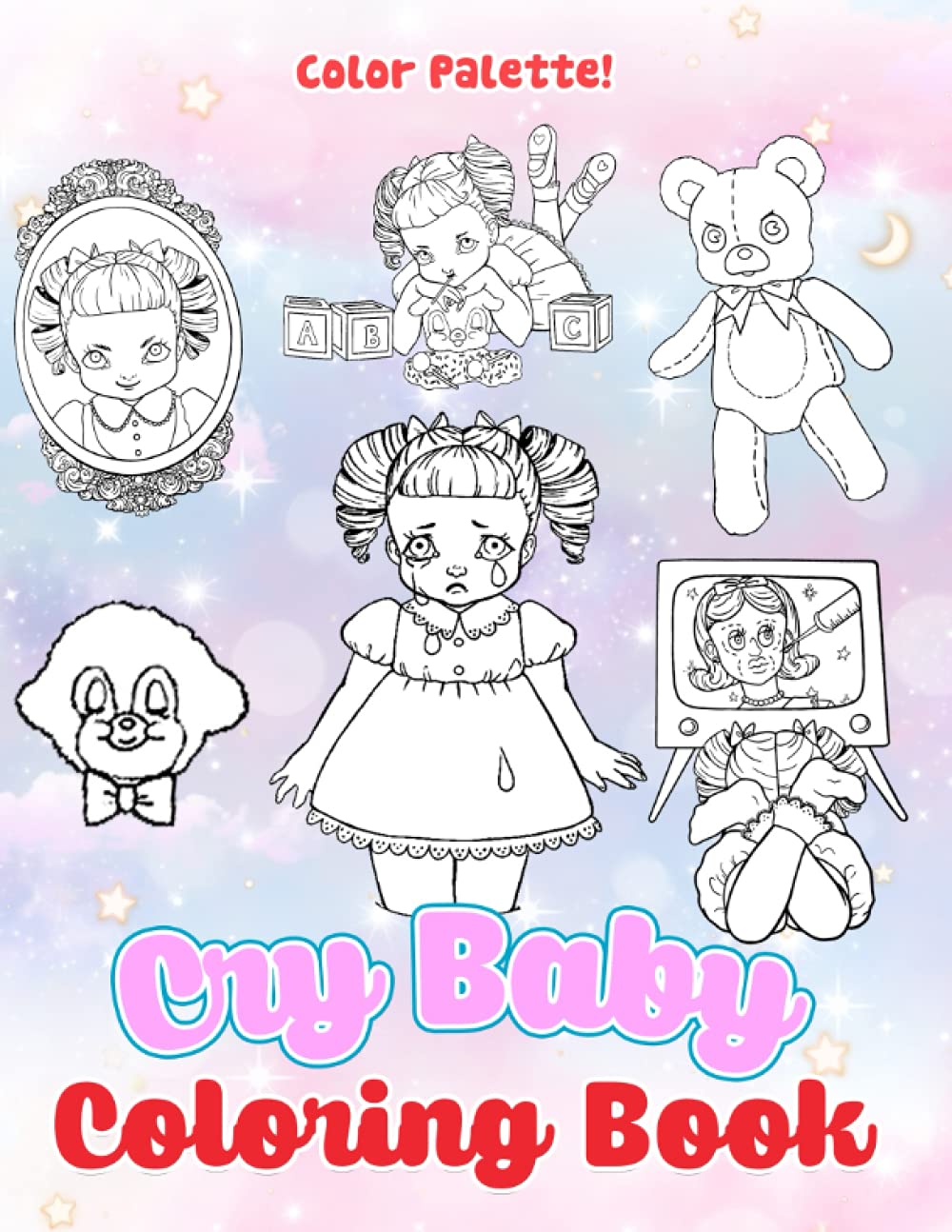 Color Palette! - Cry Baby Coloring Book: A Majestic Gift For Fans ...