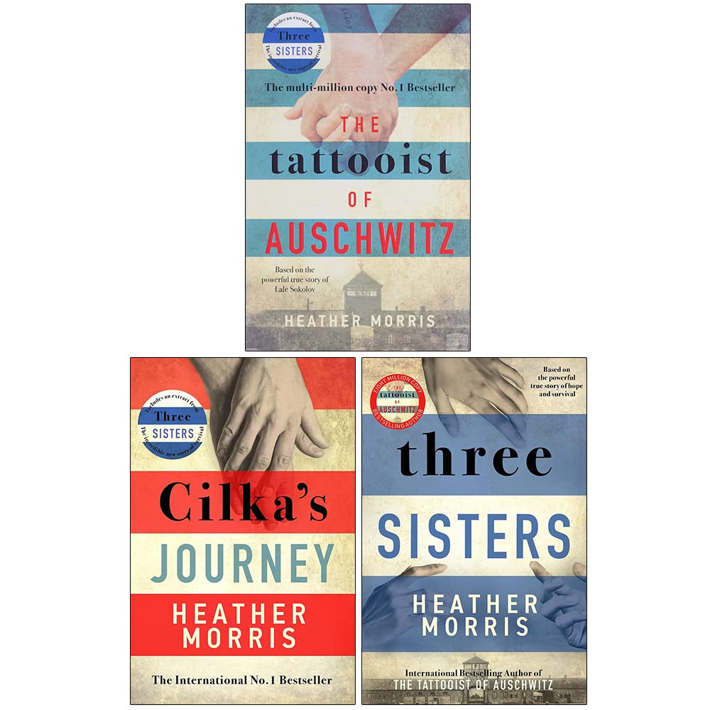 Tattooist of Auschwitz Collection 3 Books Set By Heather Morris