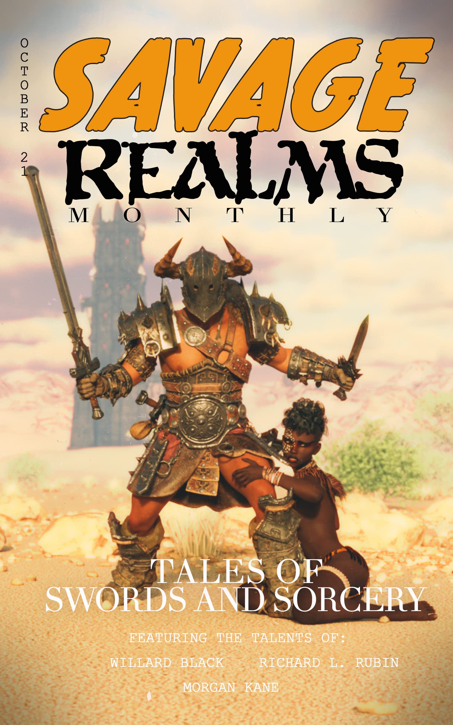 Savage Realms Monthly, October 2021 book cover