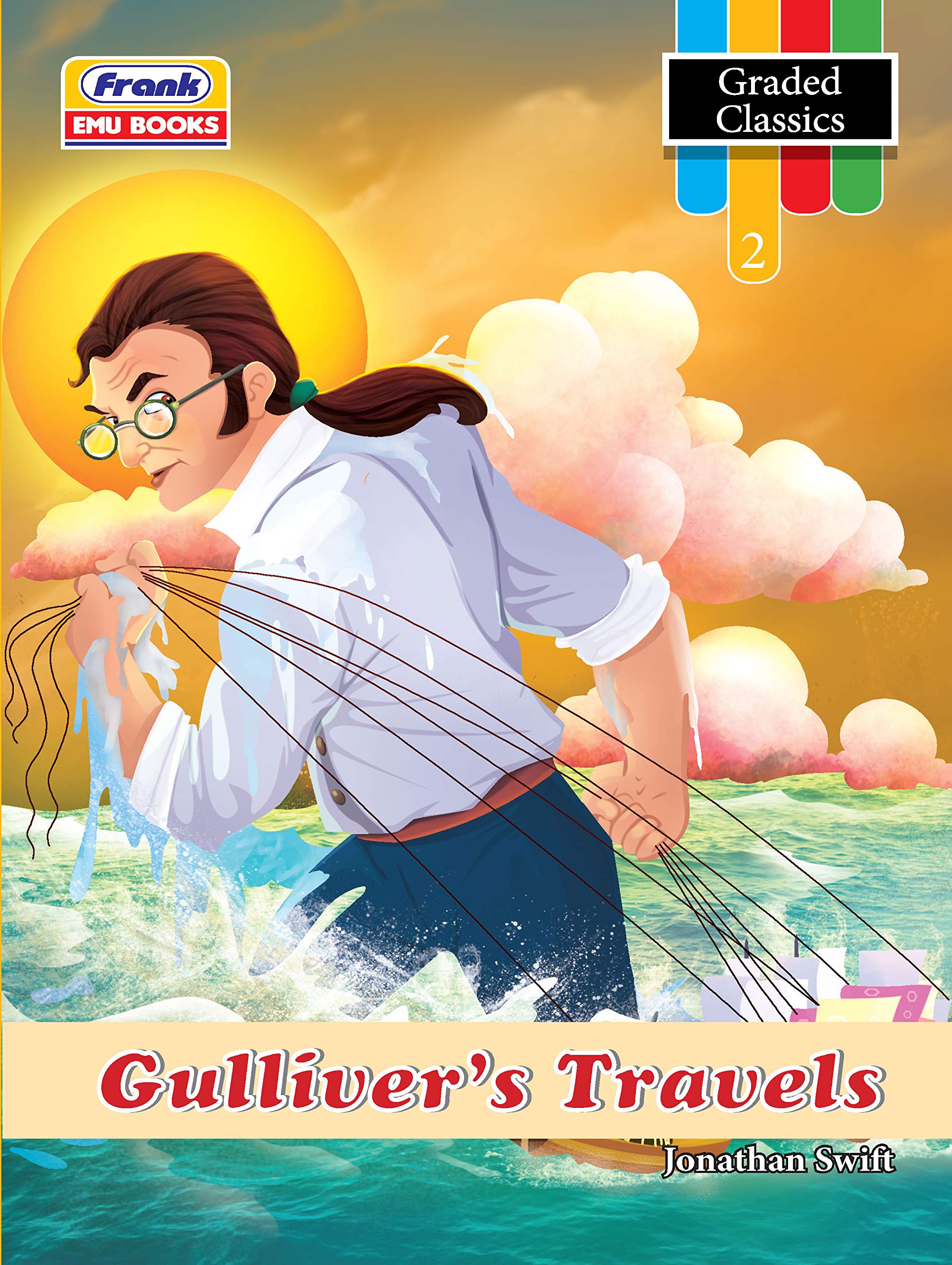 Gulliver's Travels Graded Reader Novel for Kids Adventure Books for