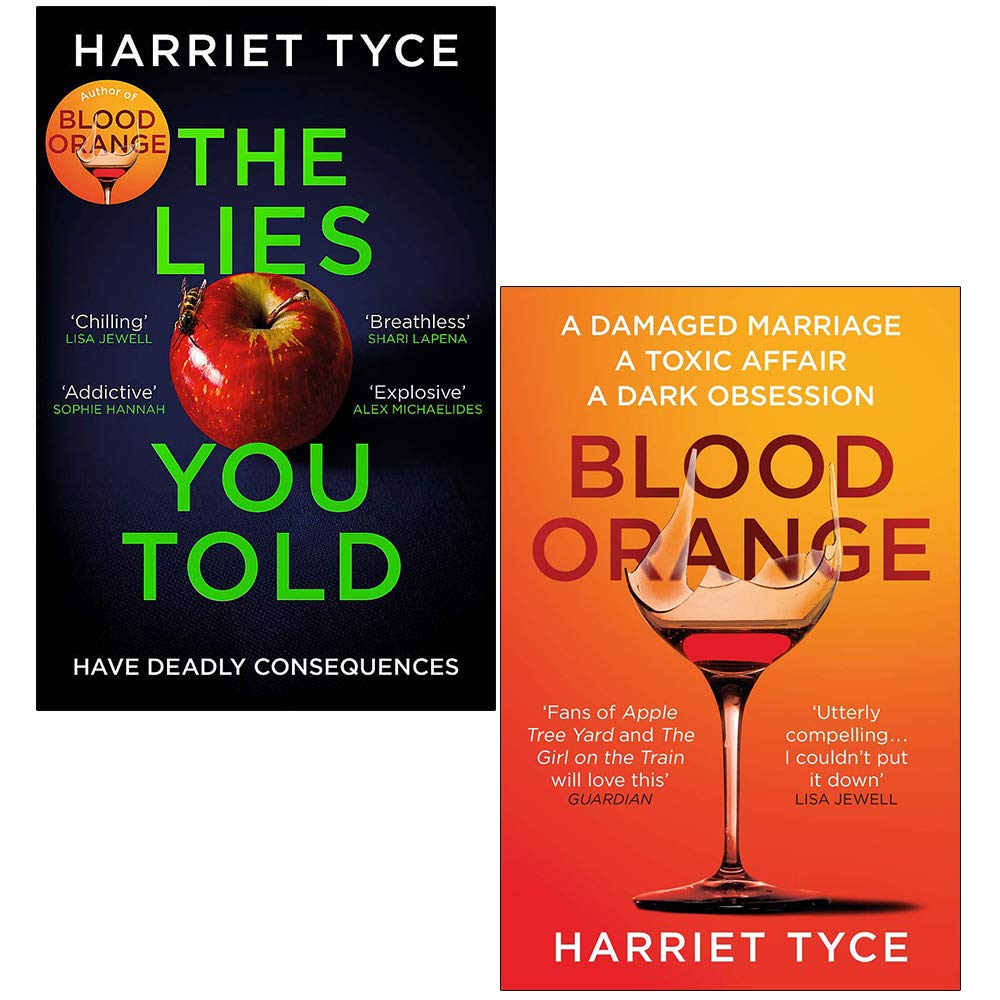 The Lies You Told & Blood Orange By Harriet Tyce 2 Books Collection Set book cover