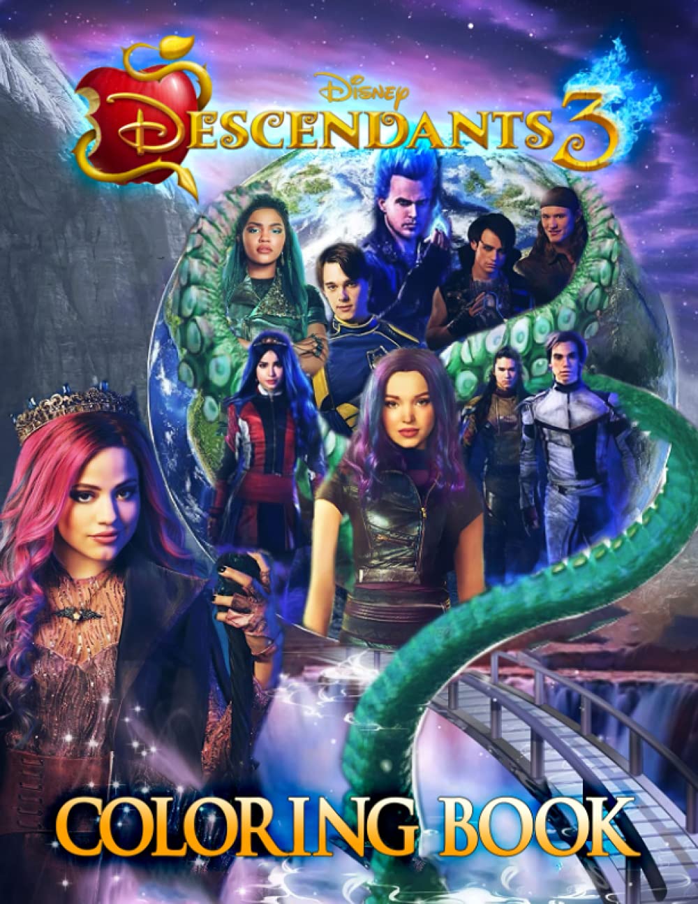 Descendants 3 Coloring Book A Great Book With A Collection Stunning