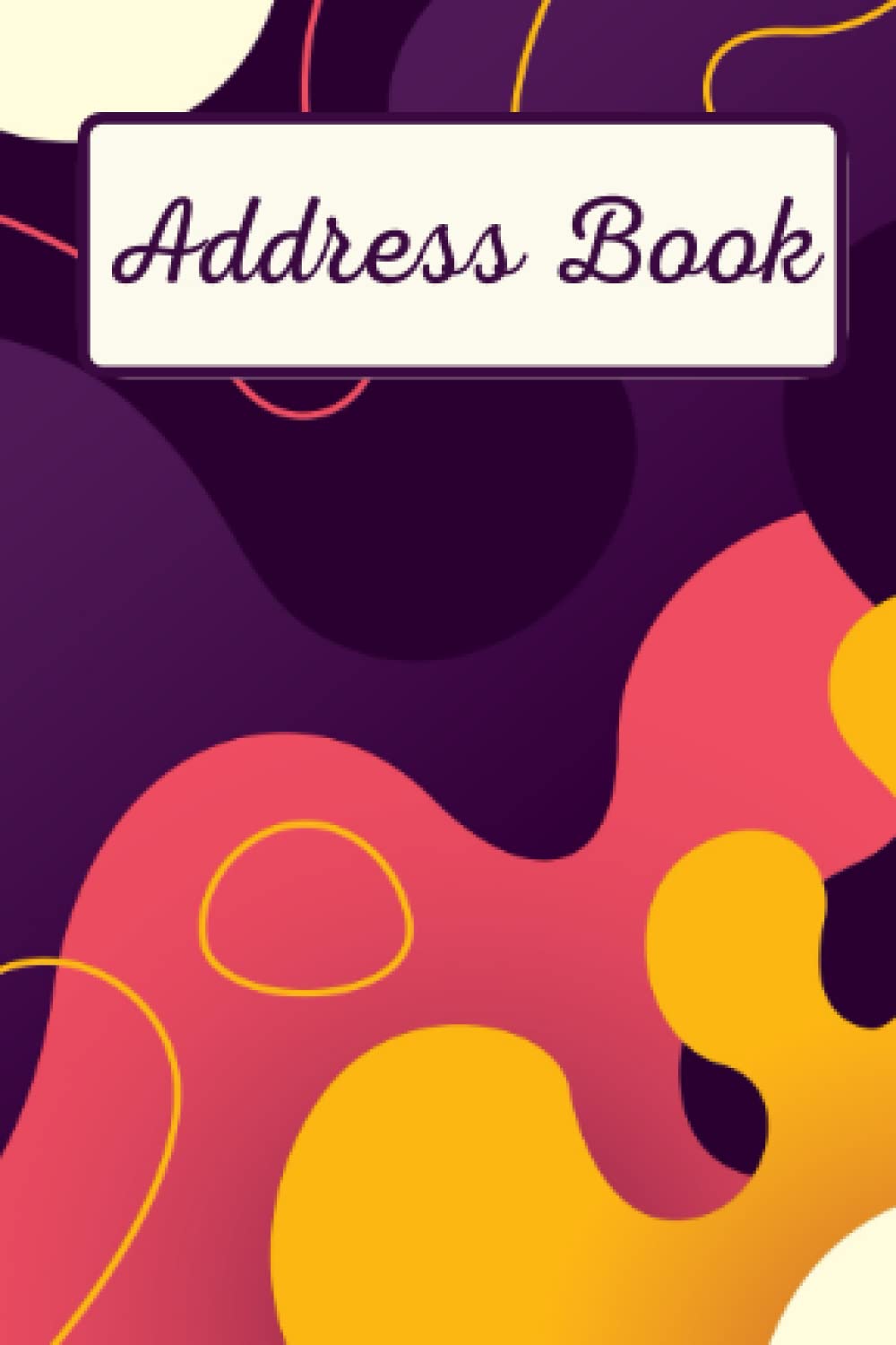 Small Address Book Mini Boho Phone Book with Tabs for Women Perfect