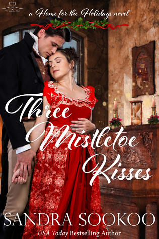 Three Mistletoe Kisses book cover