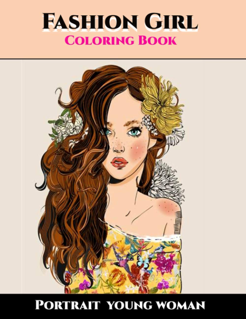 Fashion Girl Coloring Book: creative haven fashion coloring books & Fun ...
