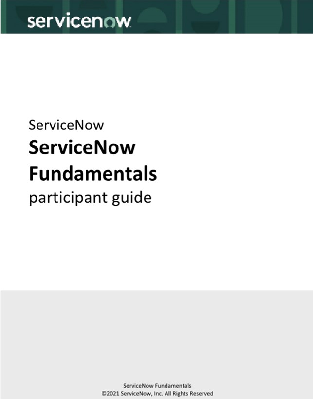 ServiceNow Fundamentals by ServiceNow, Inc. Goodreads