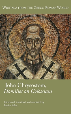 John Chrysostom, Homilies on Colossians book cover