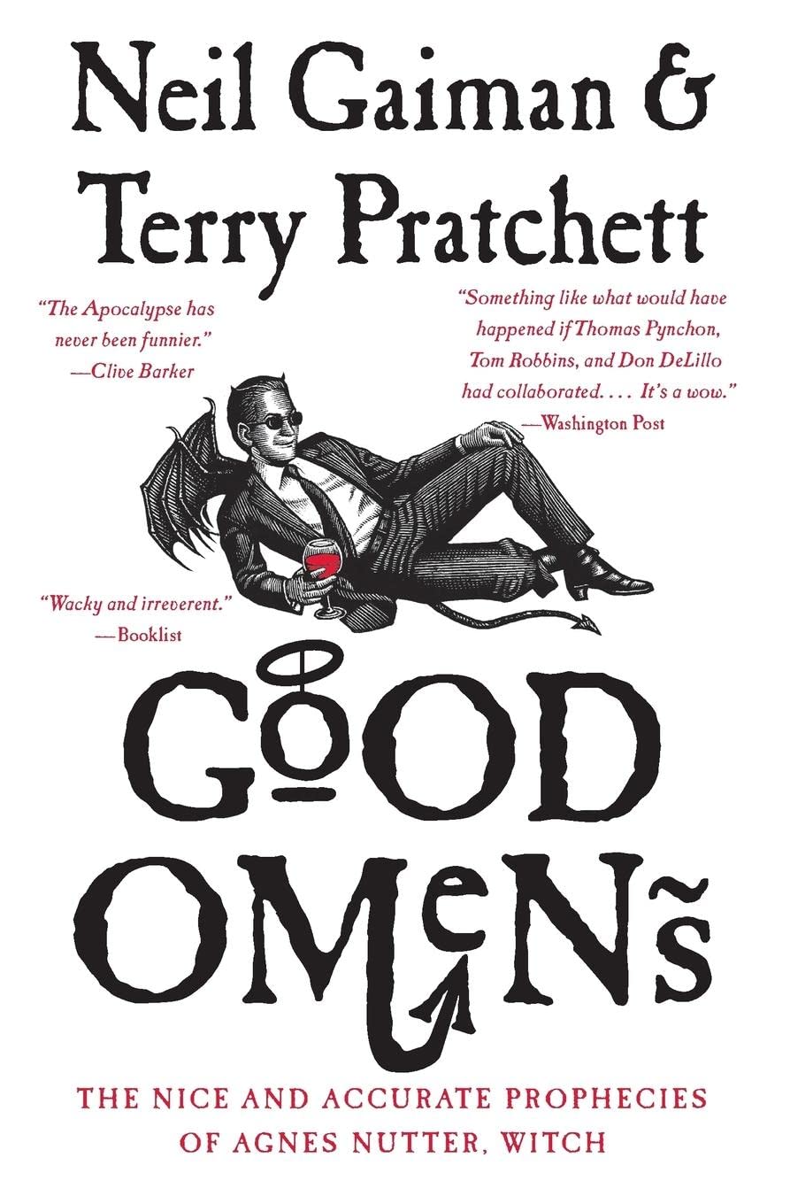 Book cover for Good Omens: The Nice and Accurate Prophecies of Agnes Nutter, Witch