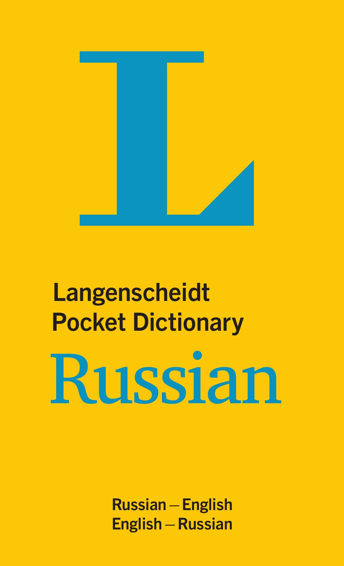 Langenscheidt Pocket Dictionary Russian RussianEnglish/English