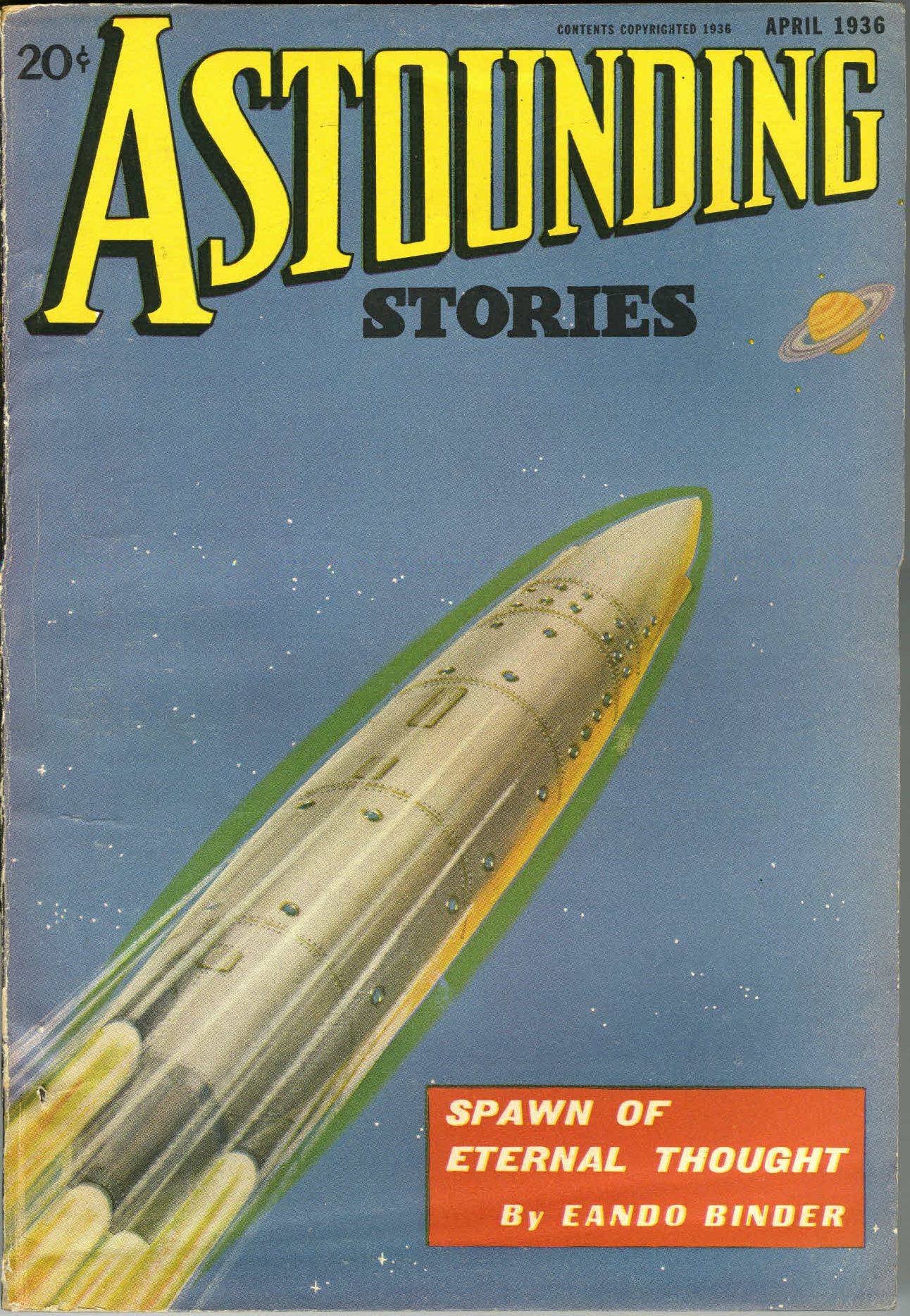 Astounding Stories, April 1936 book cover