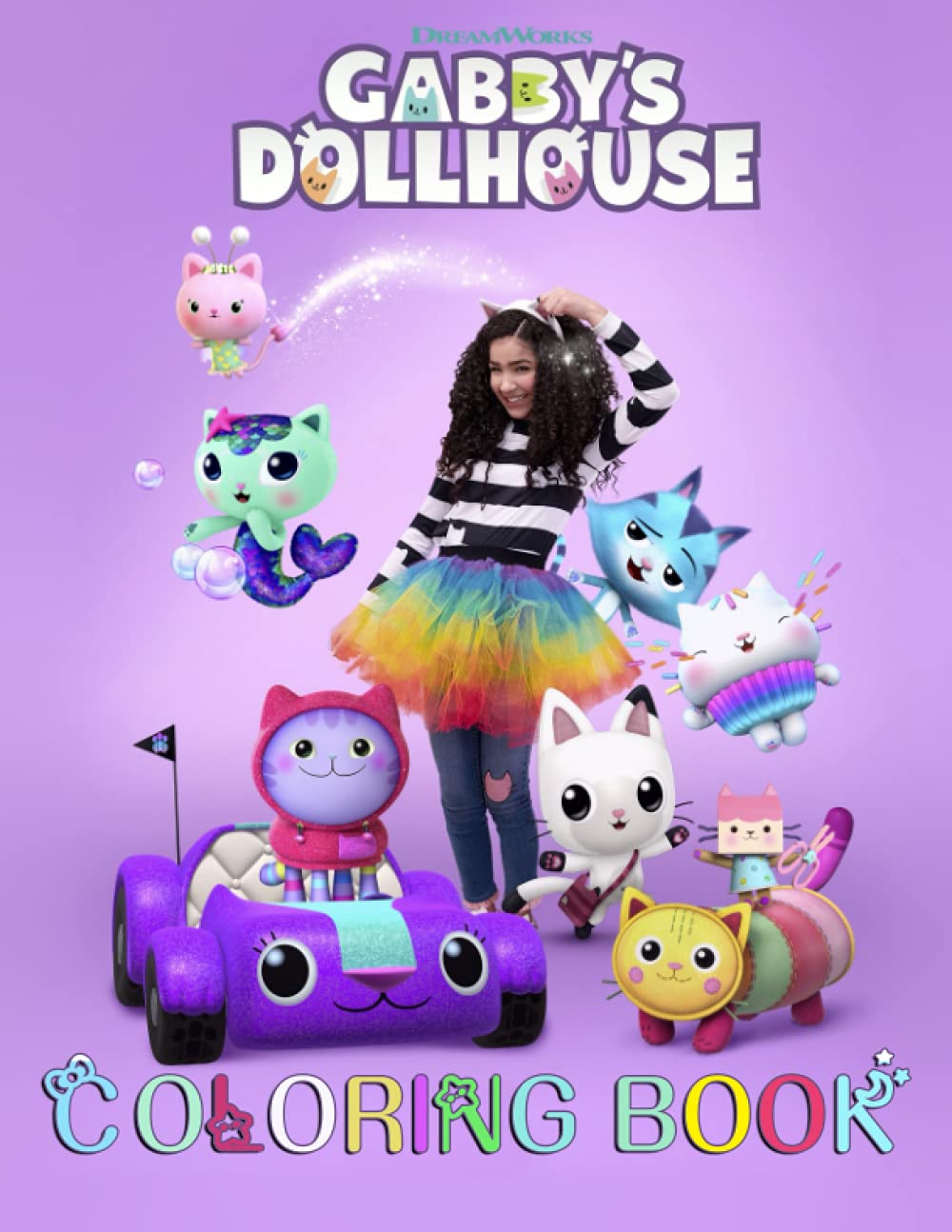 Gabby's Dollhouse Coloring Book: A Perfect JUMBO Item Colouring Pages