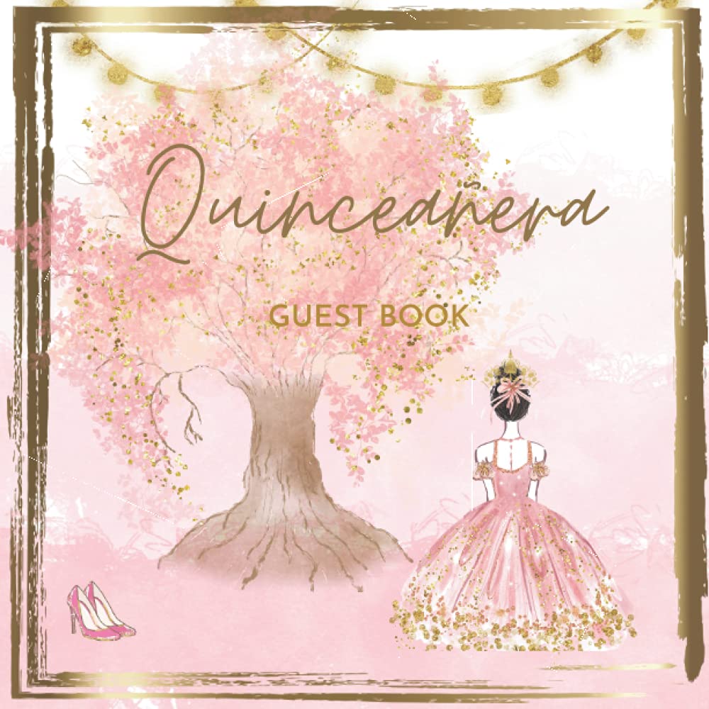 Quinceanera Guest Book Mis Quince Años (15 Year Old Birthday) Party