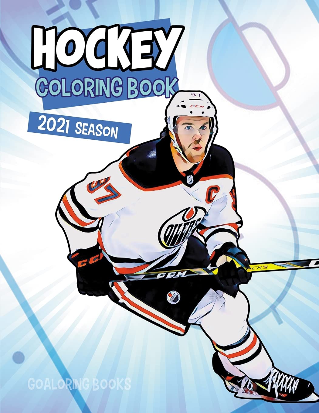 Hockey coloring book: NHL coloring book with all the teams and the ...