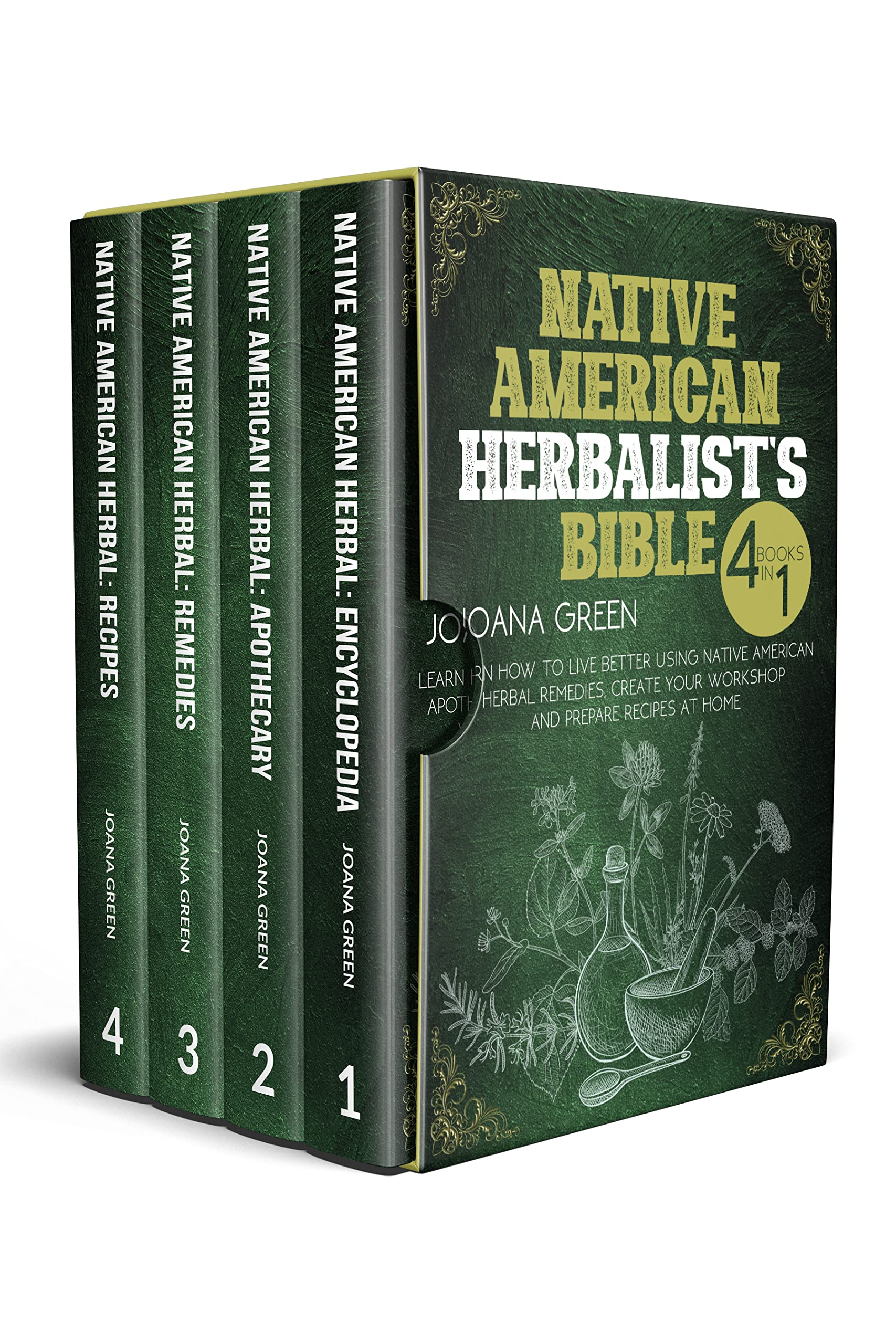 Native American Herbalist's Bible 13 Books in 1, Over 400+ Medicinal