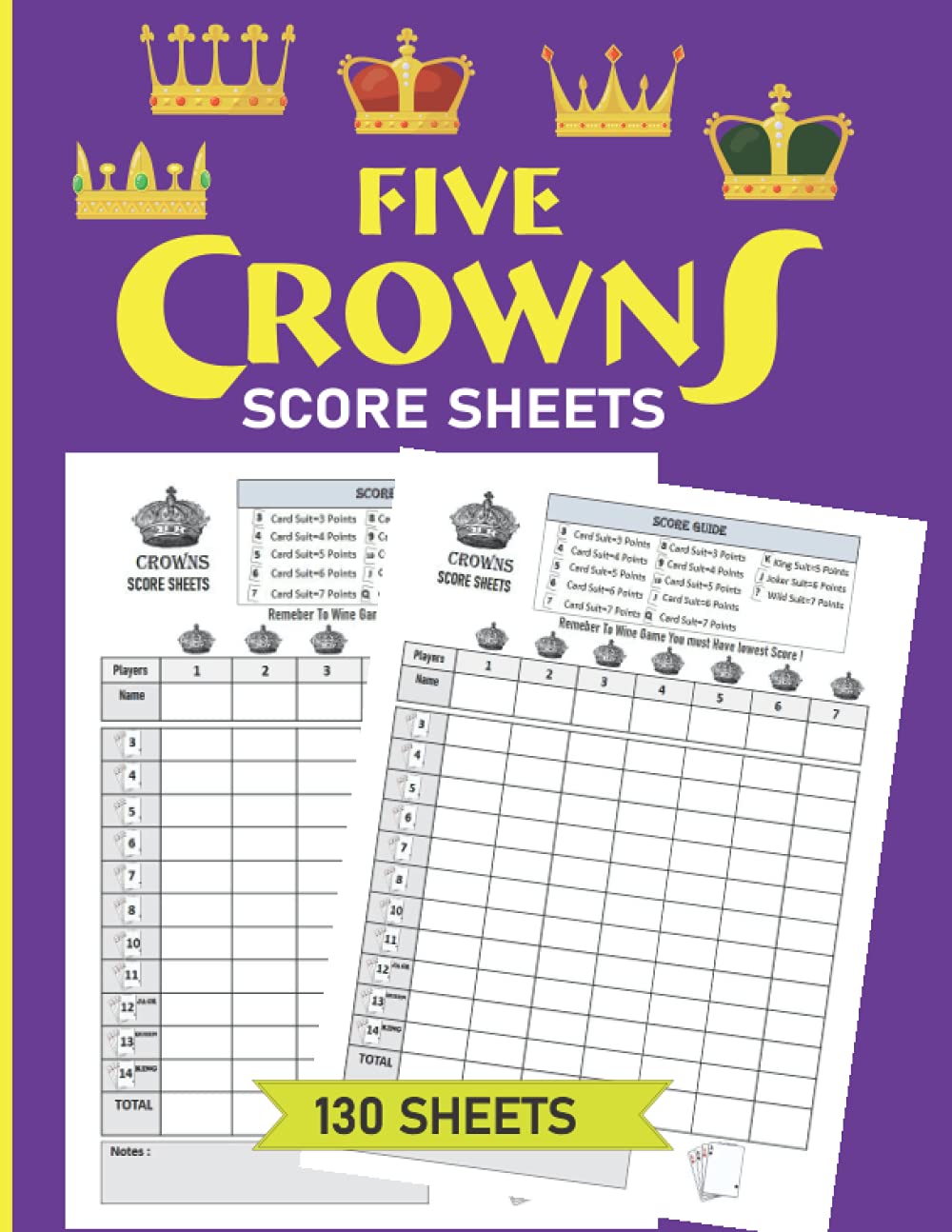 Five Crowns Score Sheets 130 Large - 59775232