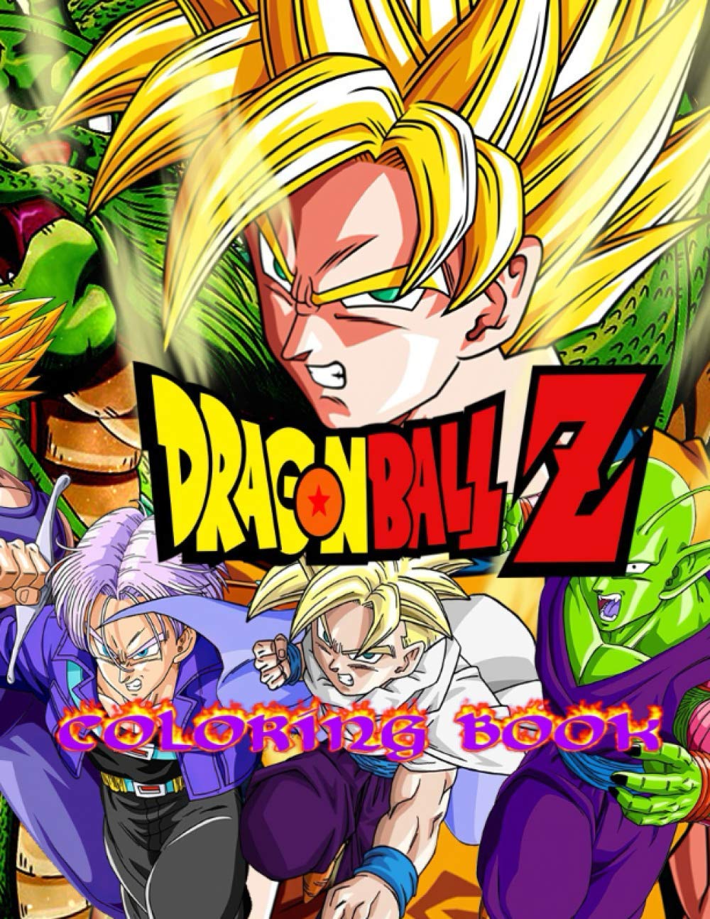 Dragon Ball Z Coloring Book: Excellent Coloring Book for Kids and ...
