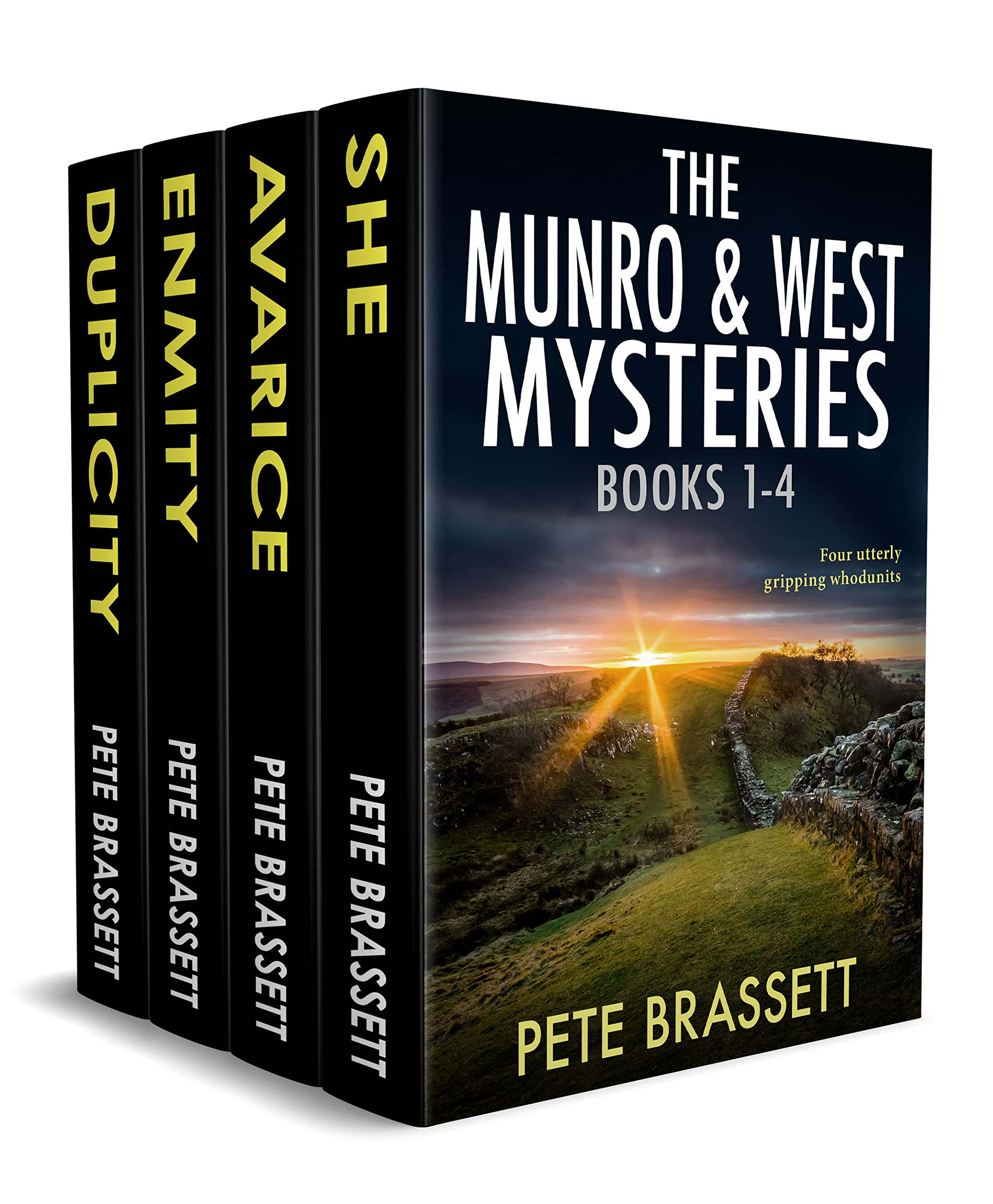 THE MUNRO & WEST MYSTERIES: four utterly gripping whodunits