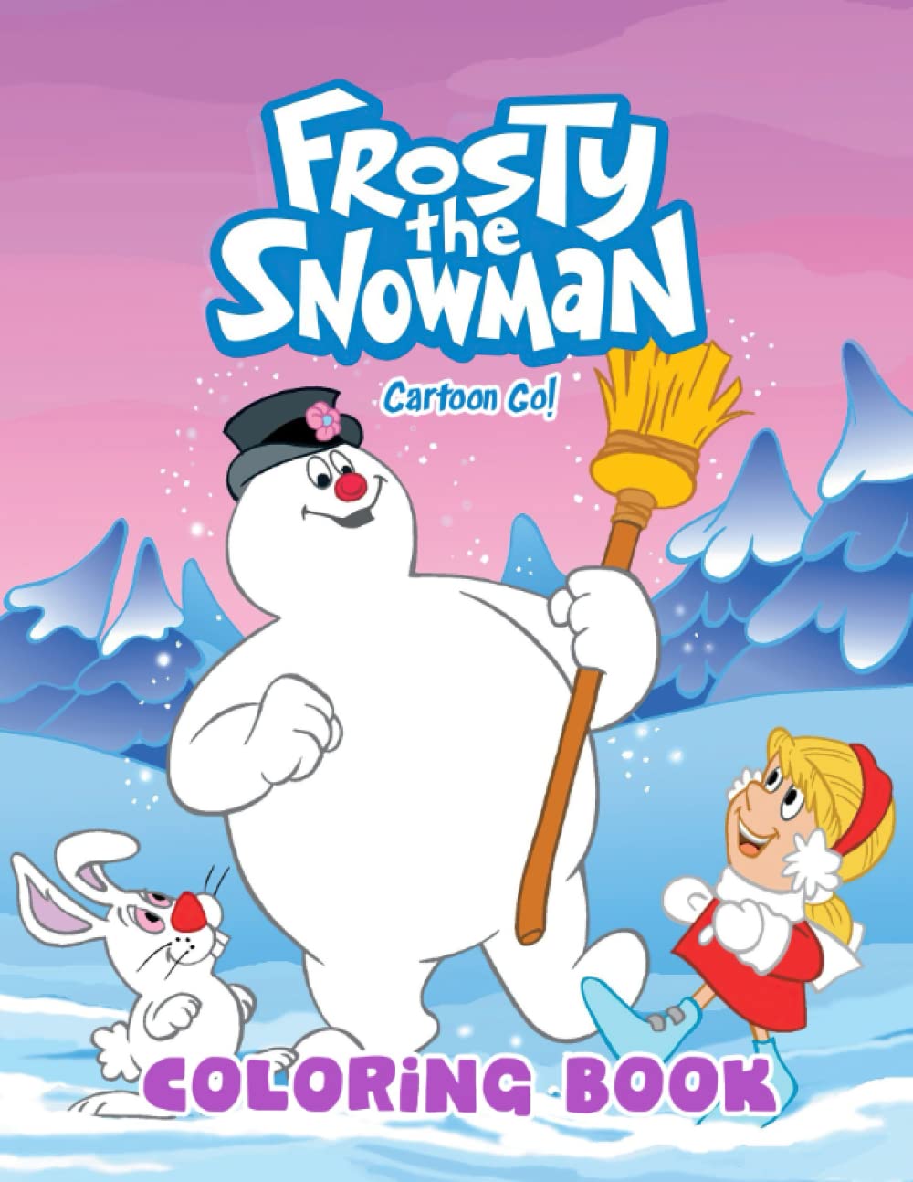 Frosty The Snowman Coloring Book: JUMBO Christmas Gift Idea For Kids ...