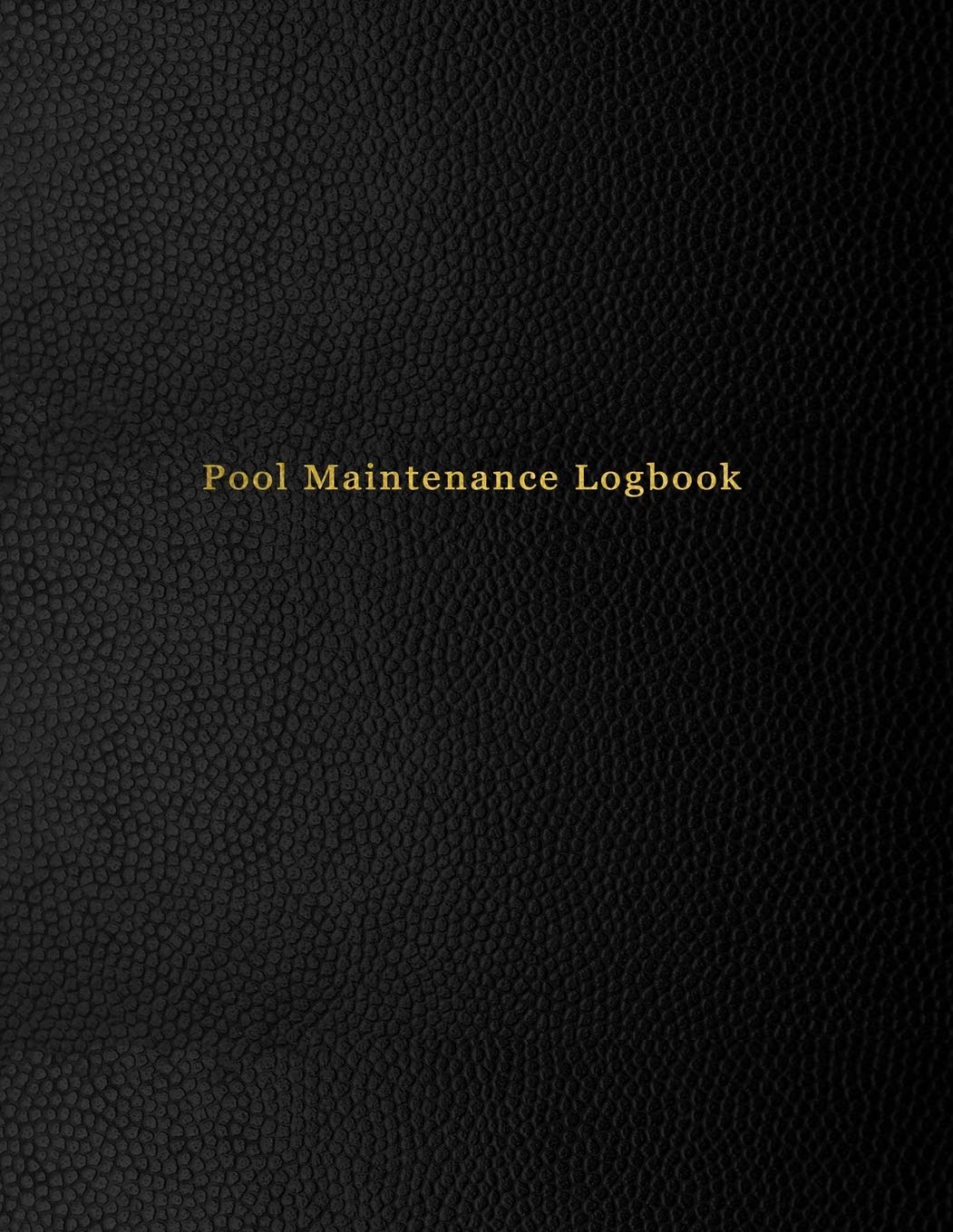 Pool Maintenance Logbook Swimming pool client maintenance journal for