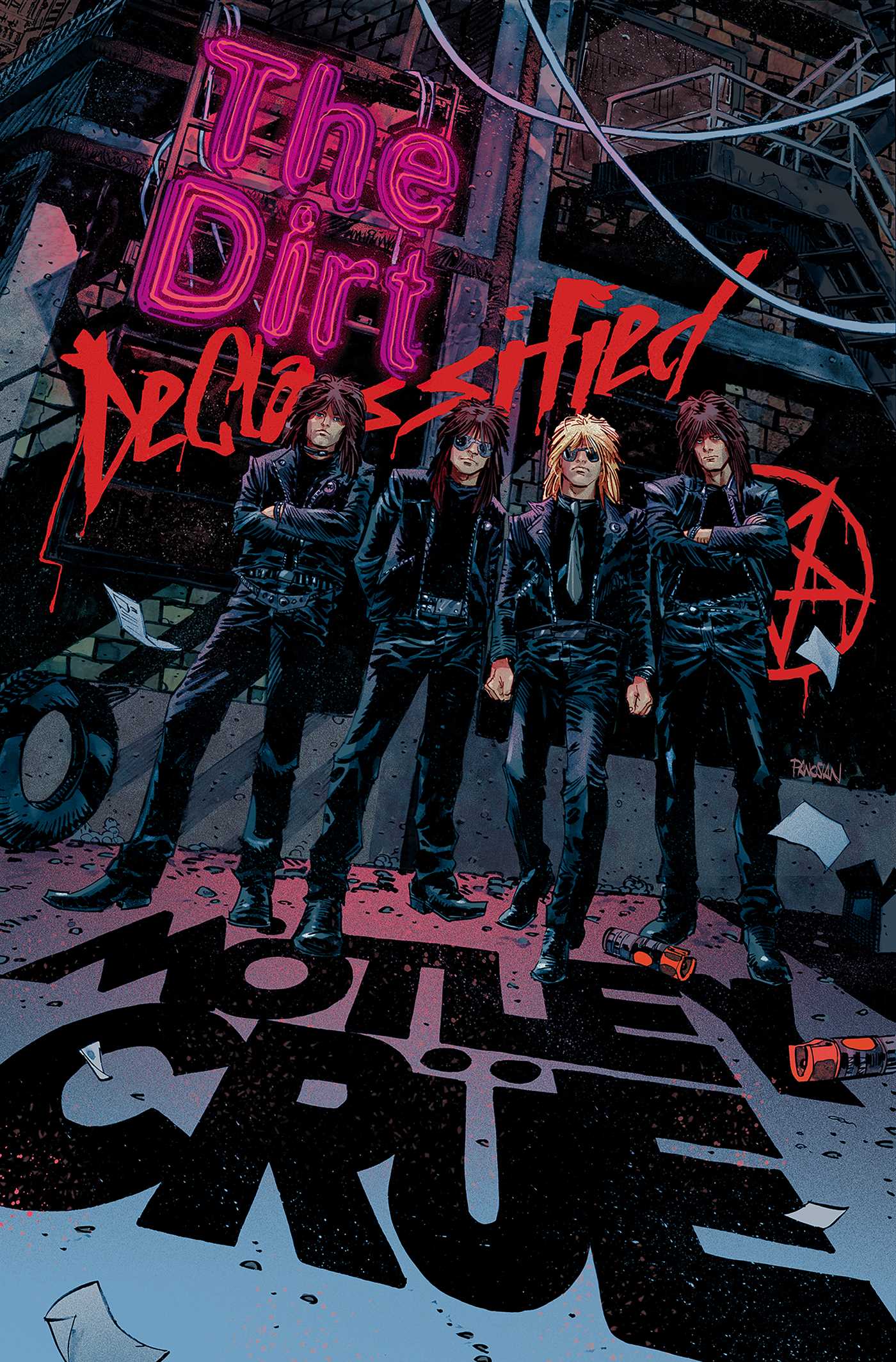 MÖTLEY CRÜE - THE DIRT book cover