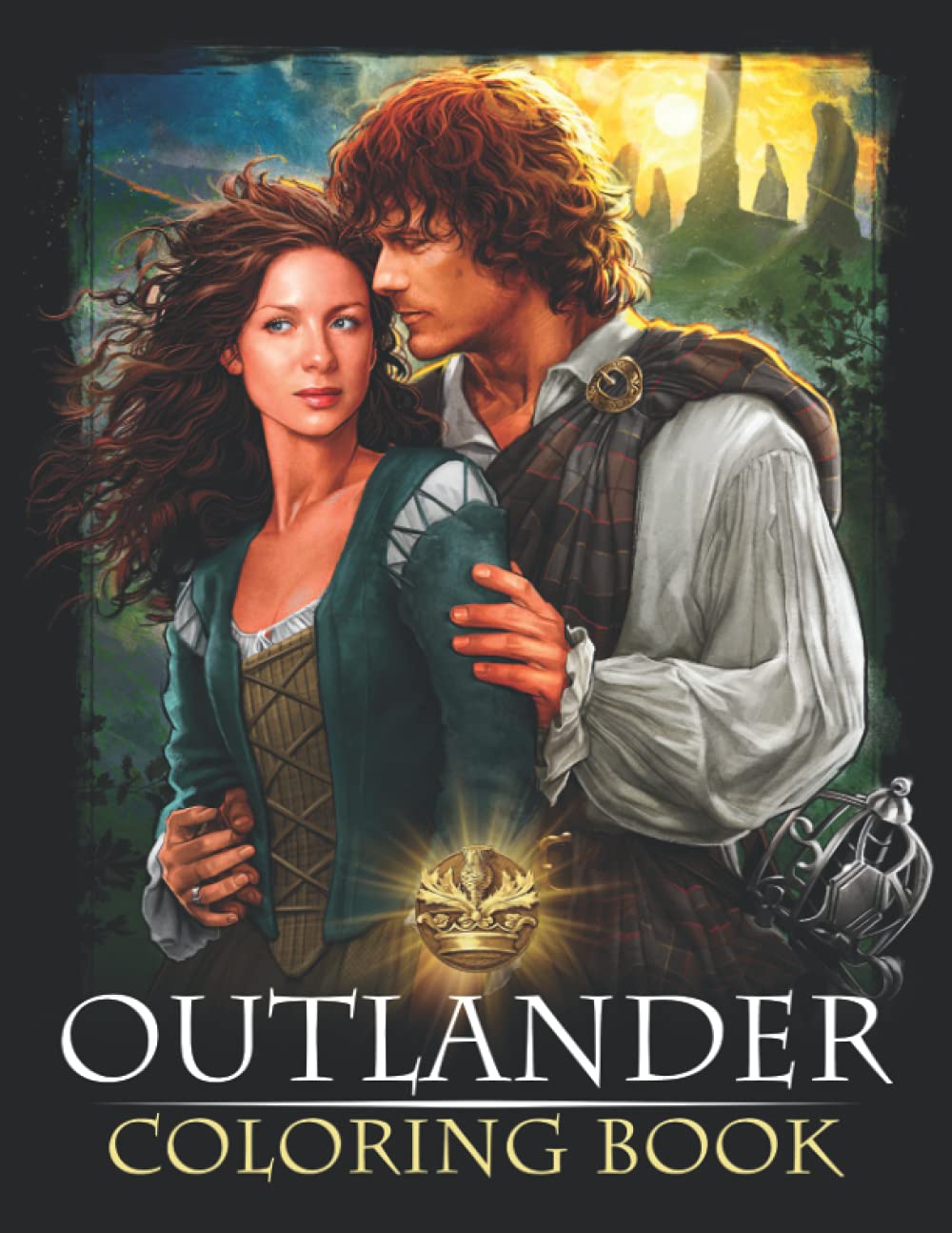 Outlander Coloring Book: Impressive Outlander Coloring Books For Adult