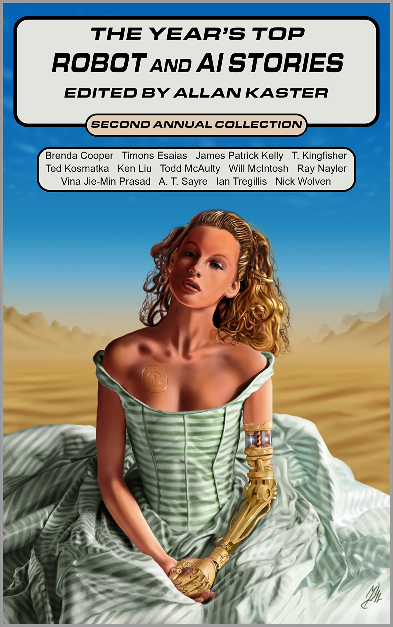 The Year's Top Robot and AI Stories book cover