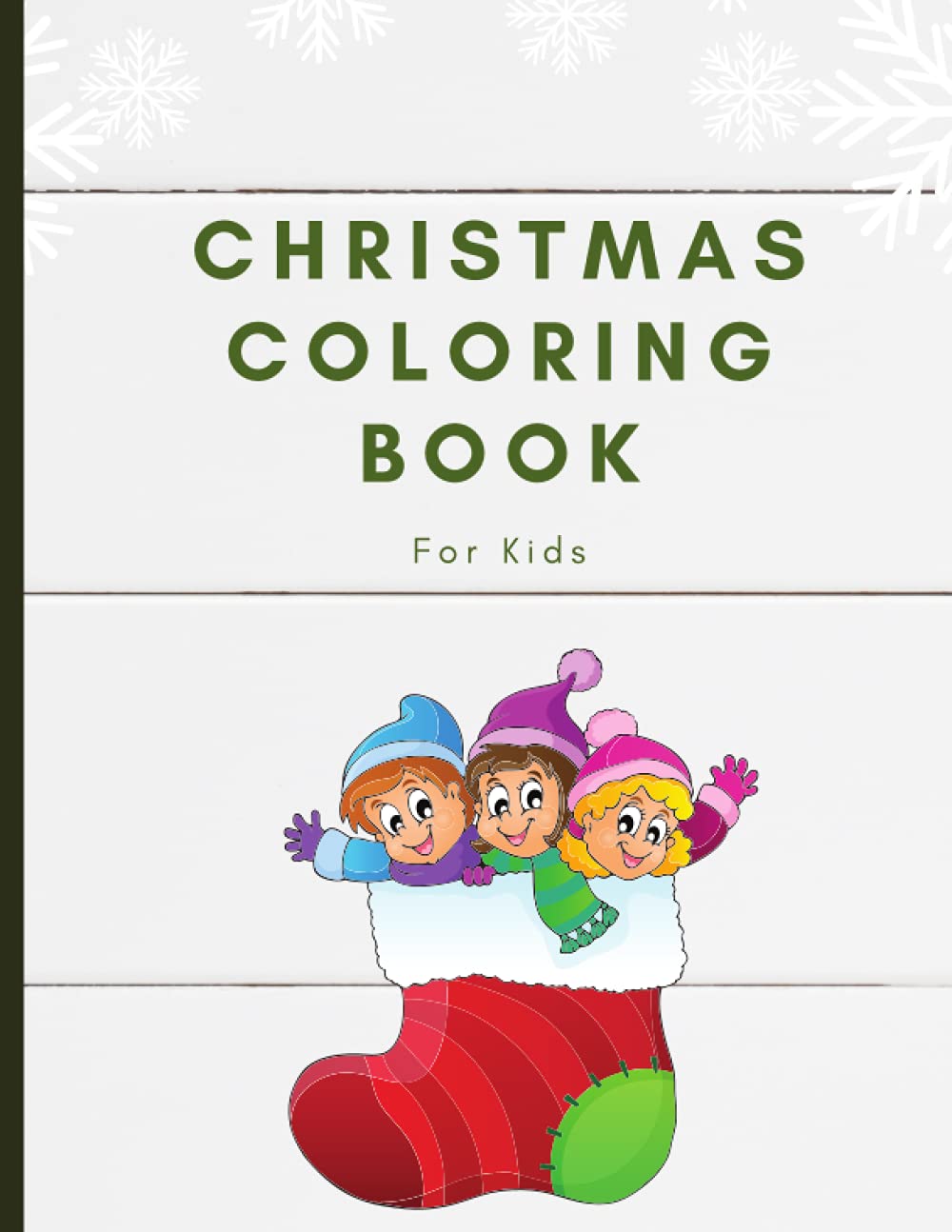 Christmas Coloring Book For Kids Large Print by Cynthia Scarborough
