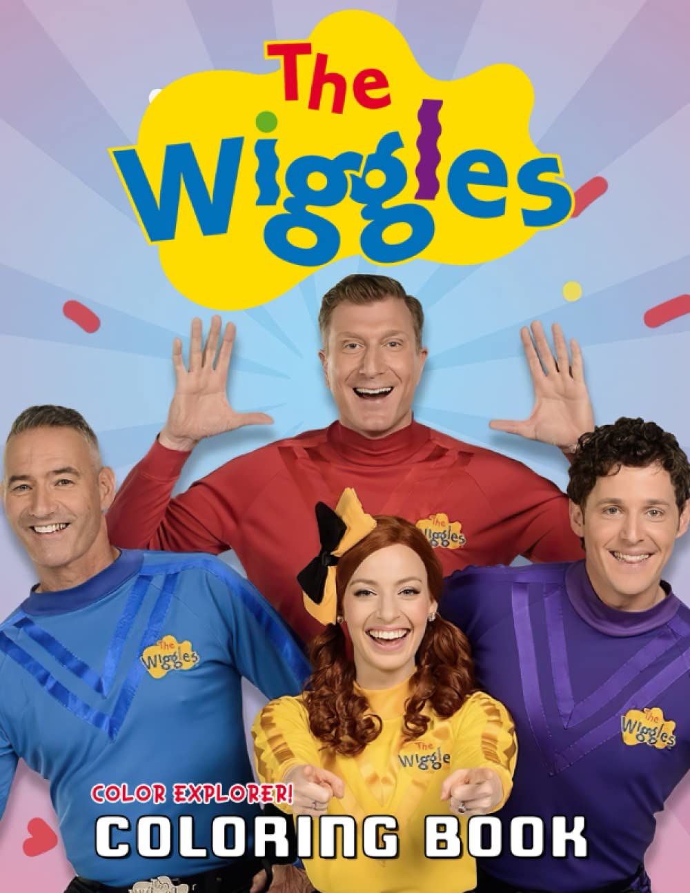 The Wiggles Coloring Book: Delightful Illustrations For Anyone Loving Music Band Group To Relax ...