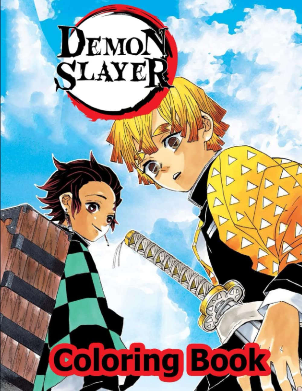 Démon Slayer Coloring Book JUMBO Coloring Book For Kids Of All Ages