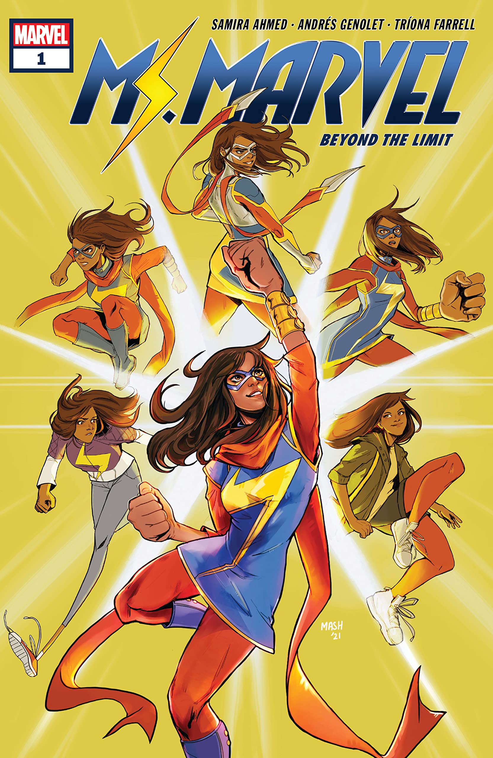 Ms. Marvel: Beyond the Limit book cover 1