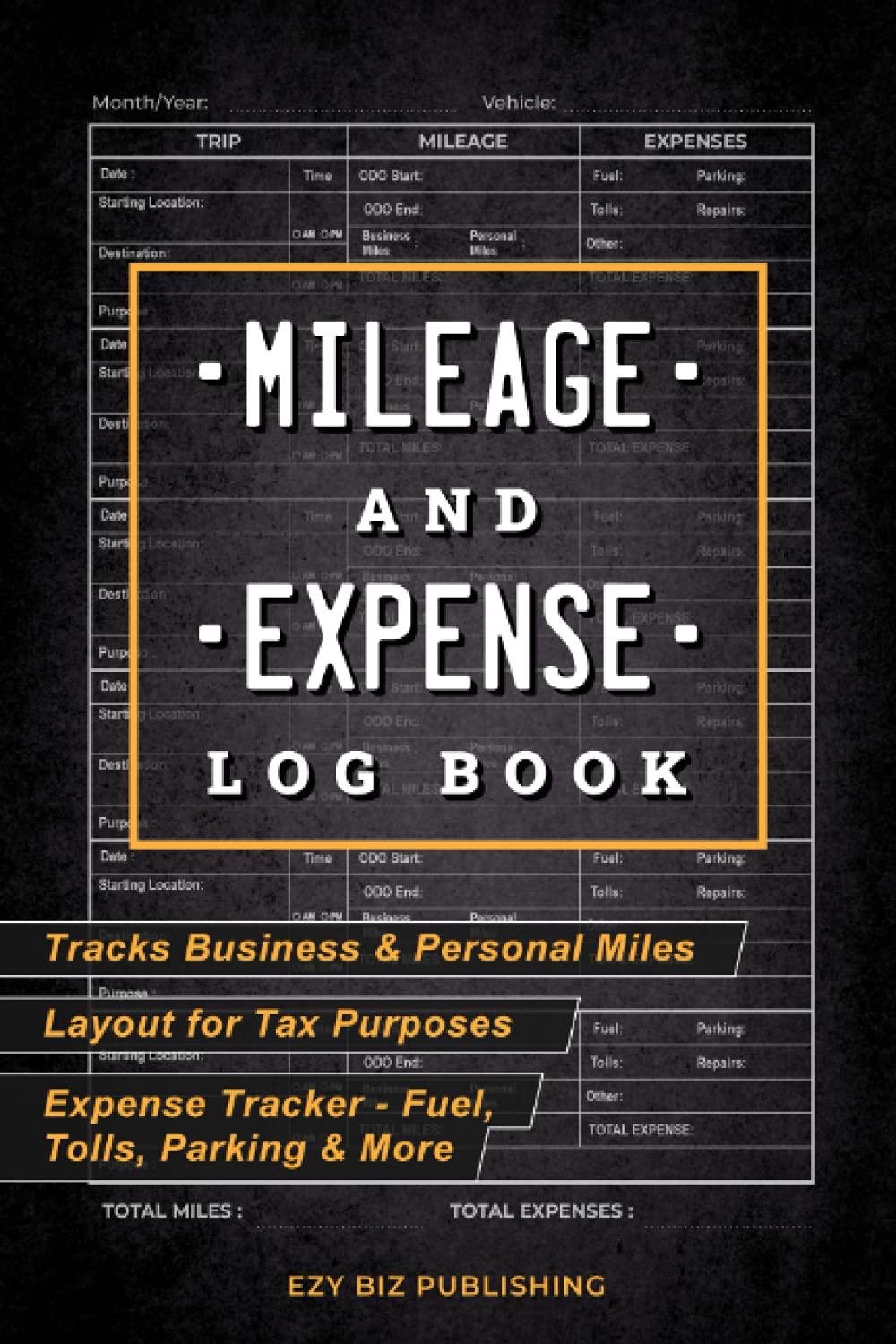 Mileage and Expense Log Book Mileage Log Book for Travel with Odometer