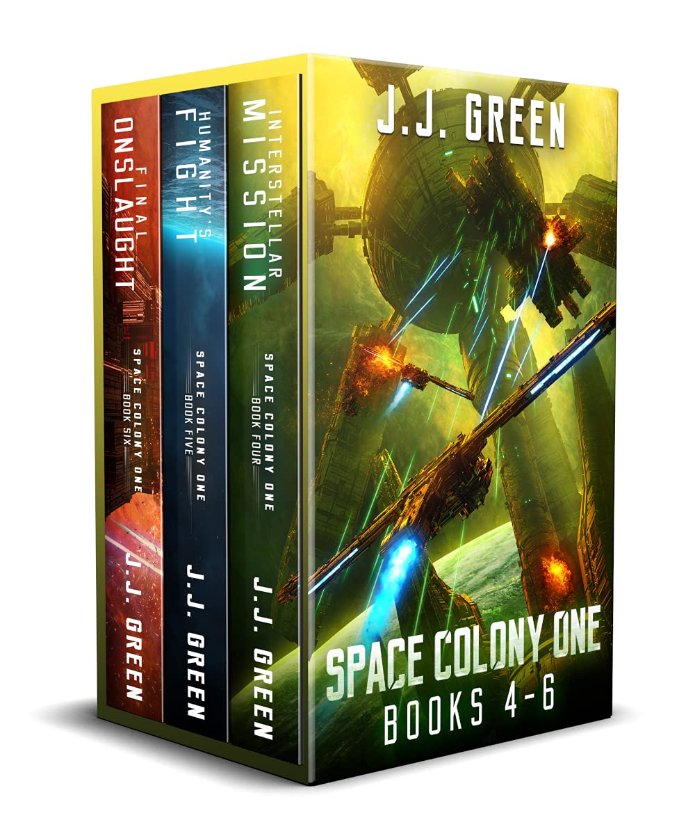 Space Colony One Books 4 - 6 book cover