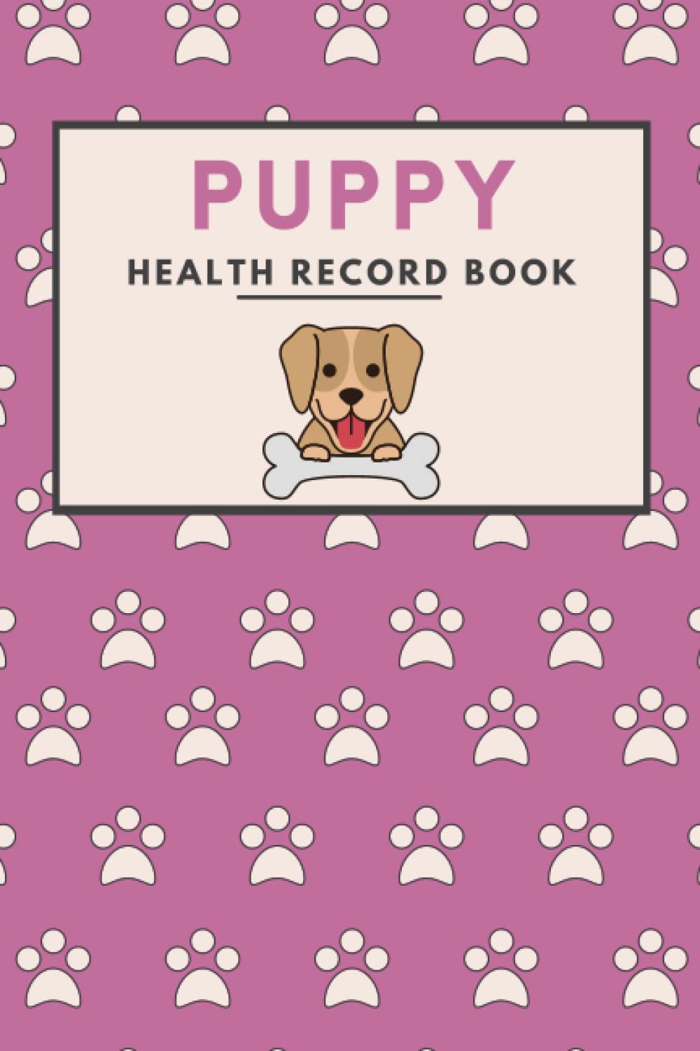 Puppy Health Record Book Canine complete health log book Puppy