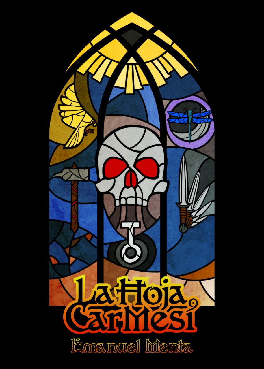 La hoja carmesí