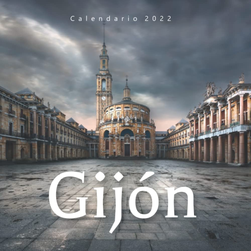 Gijón Calendario 2022: Calendario 2022 8.5''x8.5'' - Regalos para