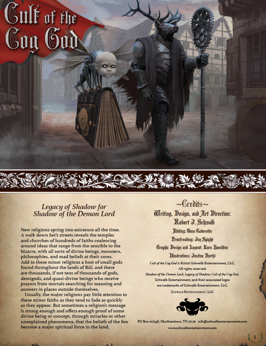 Cult of the Cog God by Robert J. Schwalb | Goodreads
