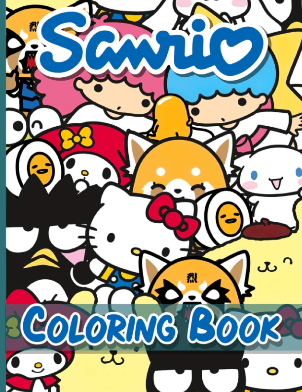 Sanrio Coloring Book: Amazing Coloring Books For Adults, Teenagers ...