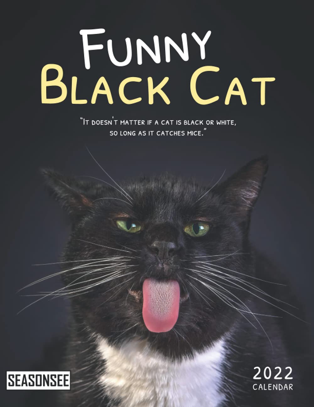 Funny Black Cat Calendar 2022 Gifts For Friends And Family With 18 funny-black-cat-calendar-2022-gifts-for-friends-and-family-with-18