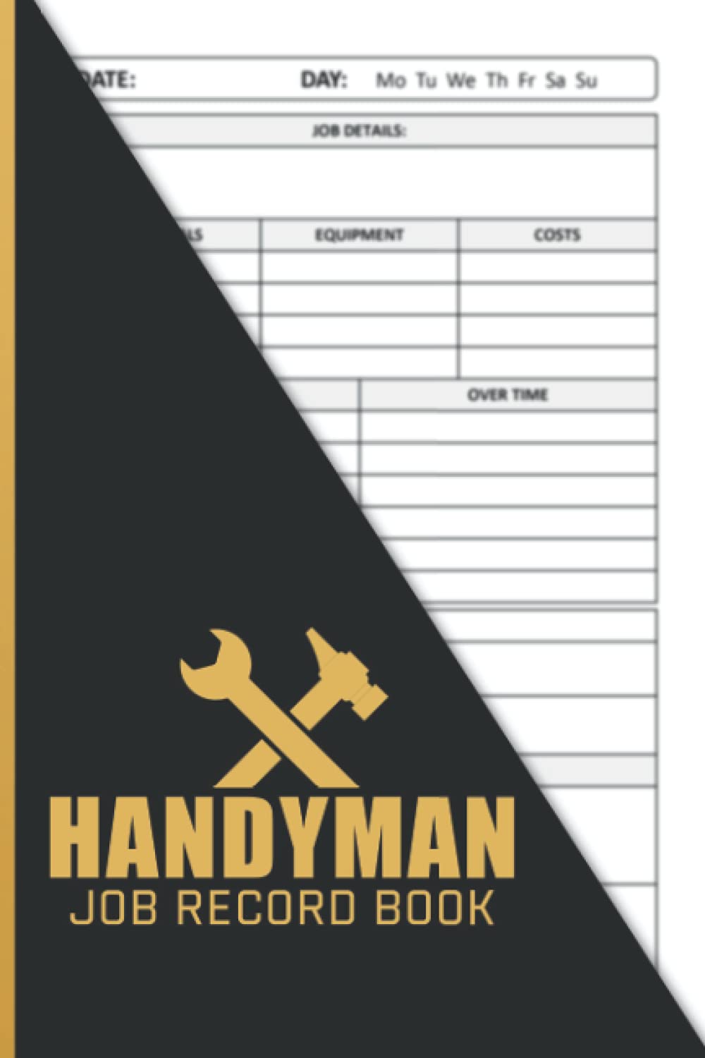 Handyman Job Record Book Tradesman Contract Client Log Book