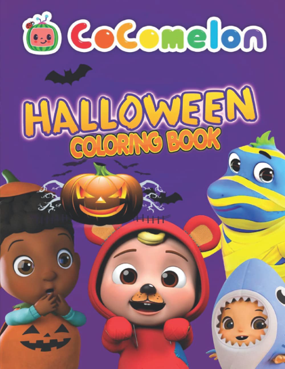 Cocomelon Halloween Coloring Book: Over 100 Colouring Pages Of