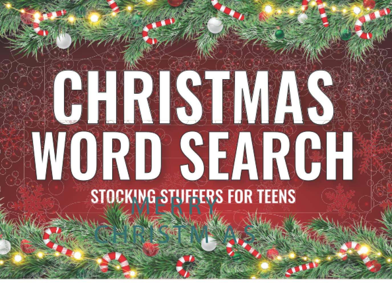 Stocking Stuffers for Teens Christmas Word Search Fun Large Print Merry Christmas Word Search
