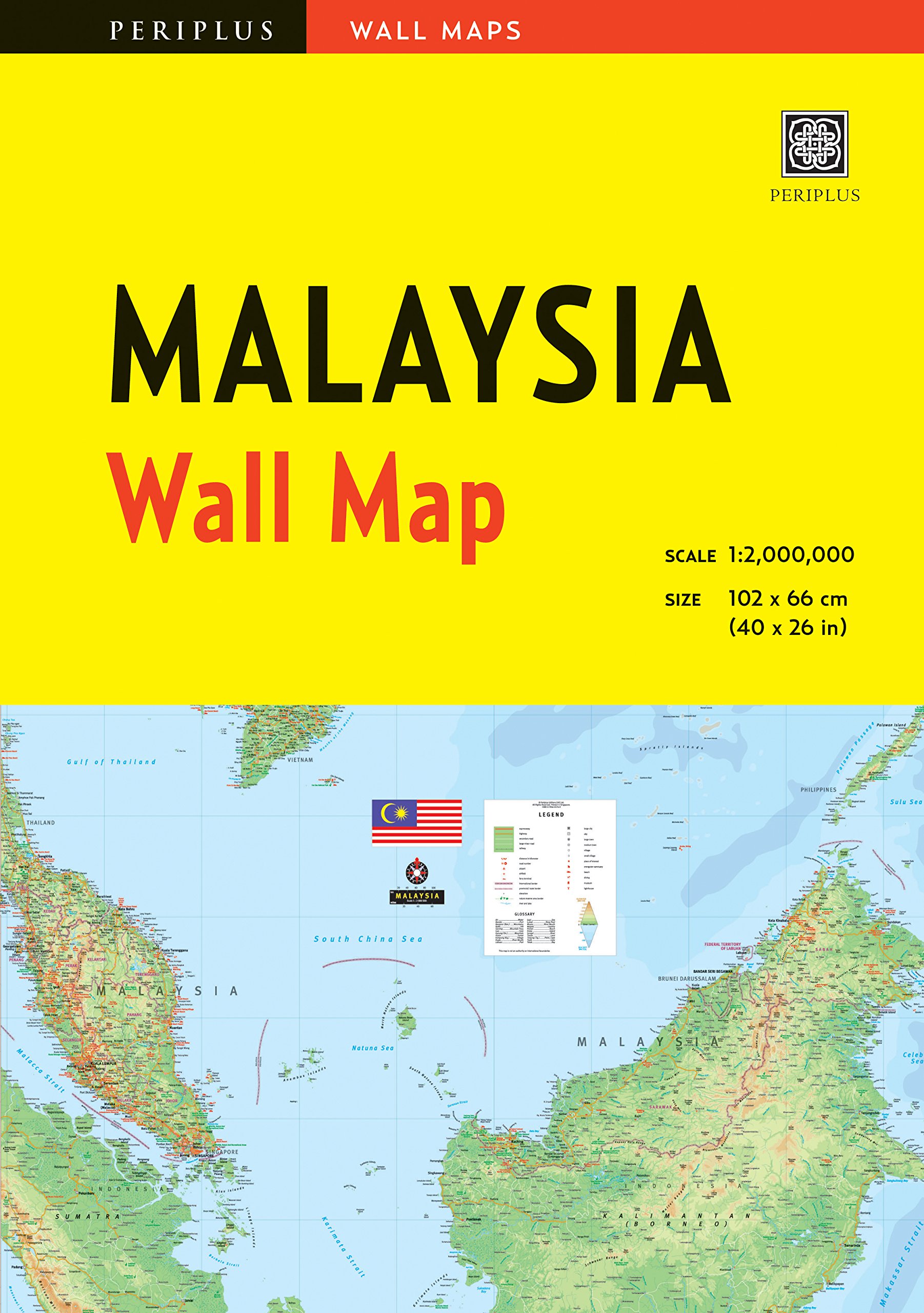Malaysia Wall Map First Edition by Periplus Editors Goodreads