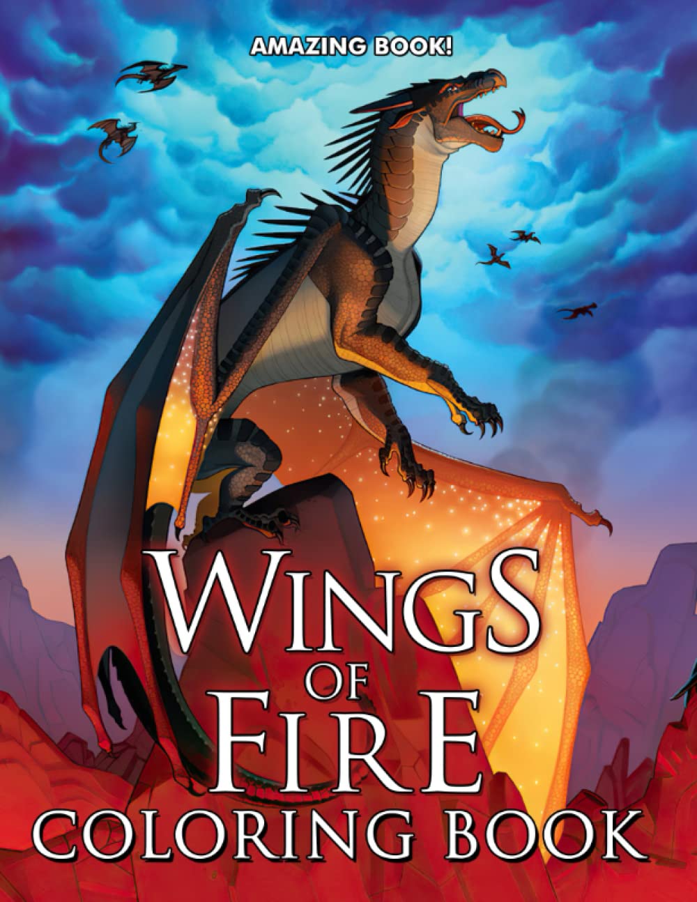Wíngs of Fire Coloring Book: Stunning Illustrations Are Waiting For You ...