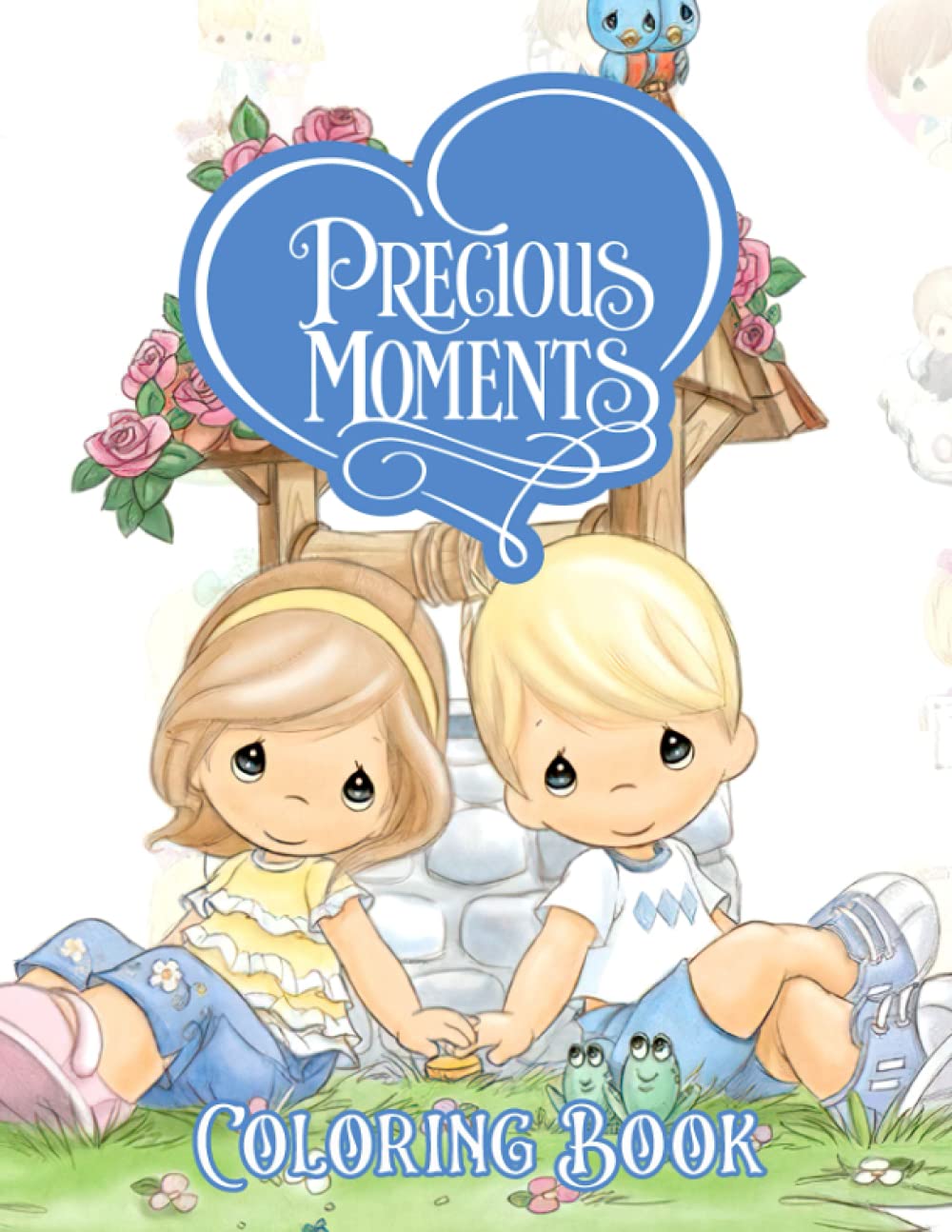 Precious Moment Coloring Book: Many Beautiful Illustrations For Kids To