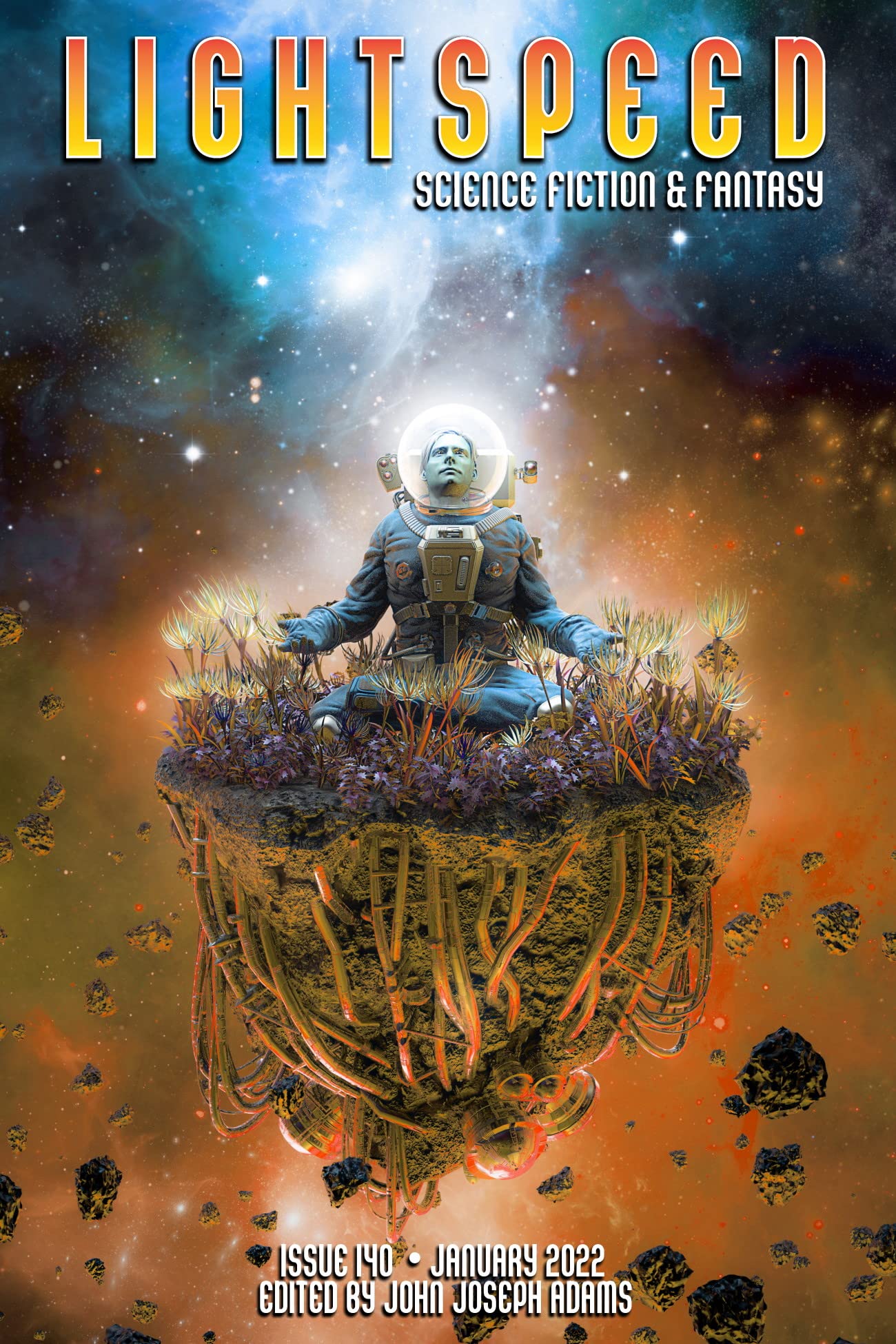 Lightspeed Magazine, Issue 140, January 2022 book cover