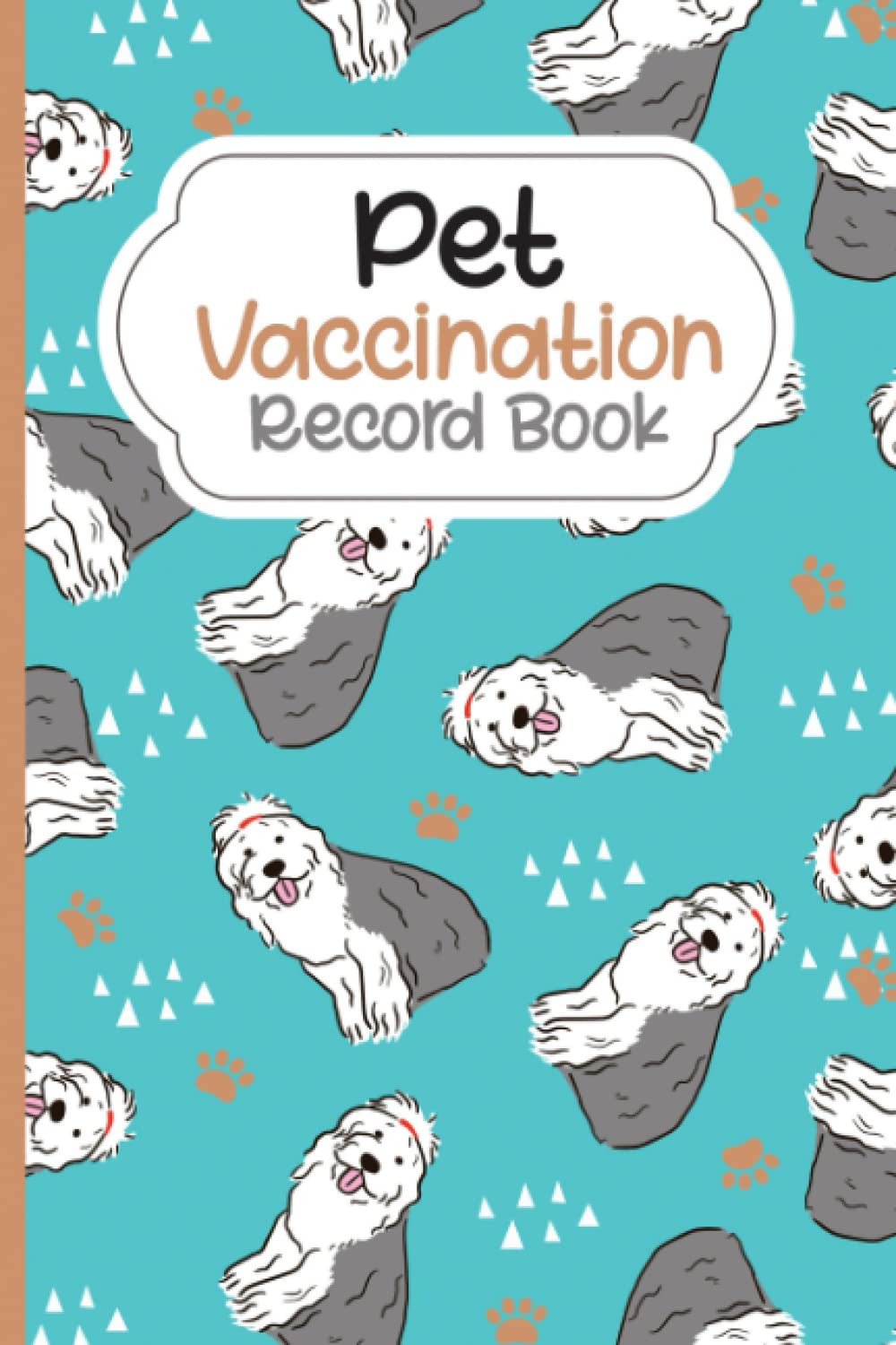 Pet Vaccination Record Book Puppies Vaccine Log Book, Dog Health