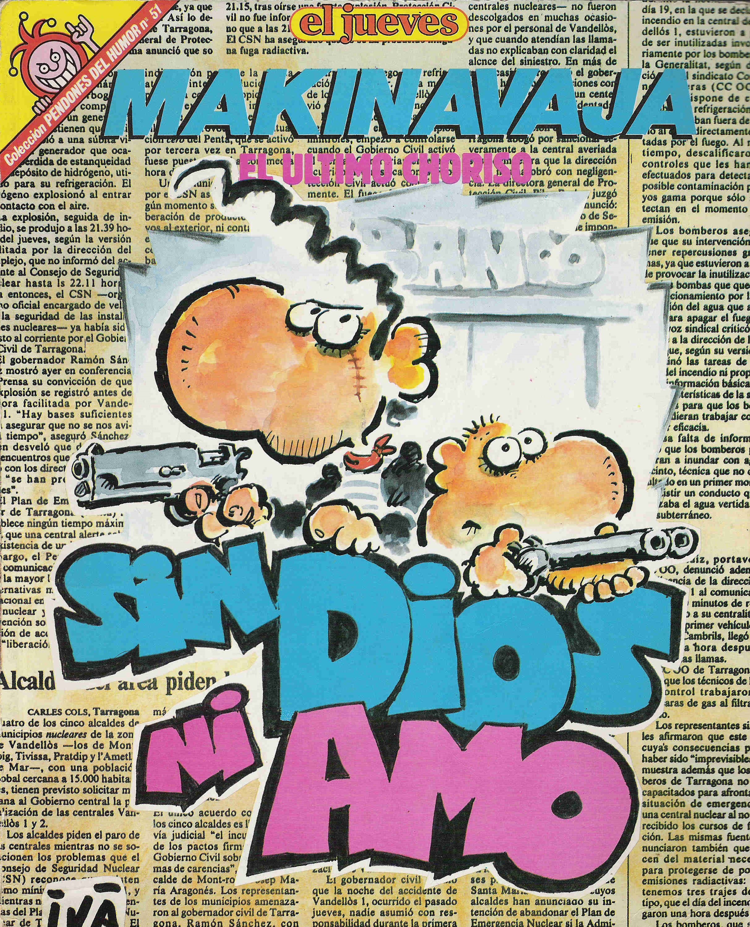 Makinavaja. Sin dios ni amo book cover